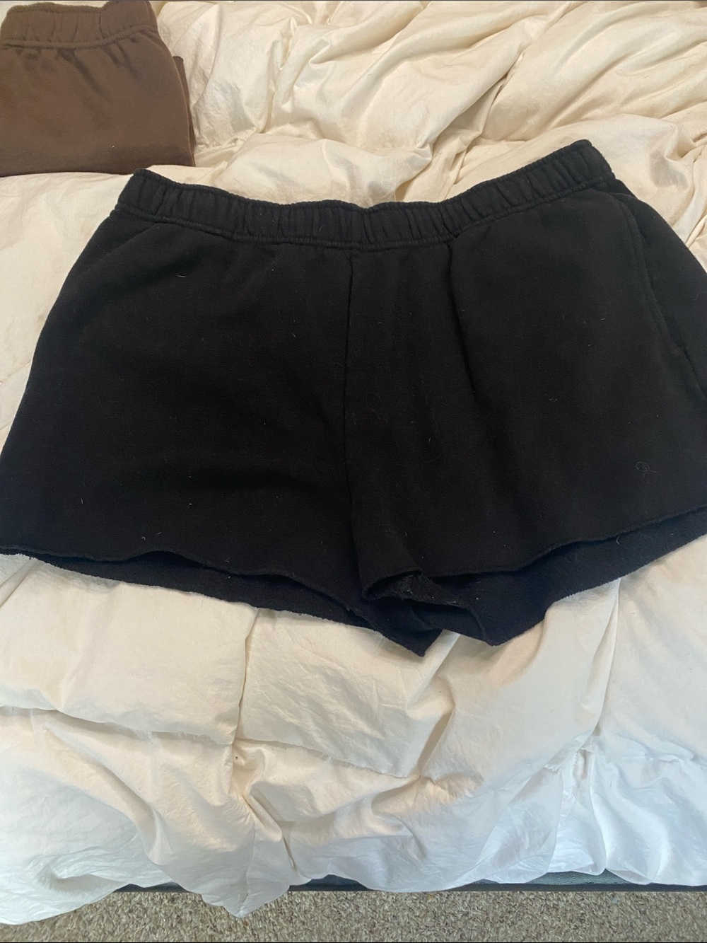 No Boundaries Black Athletic Lounge Shorts